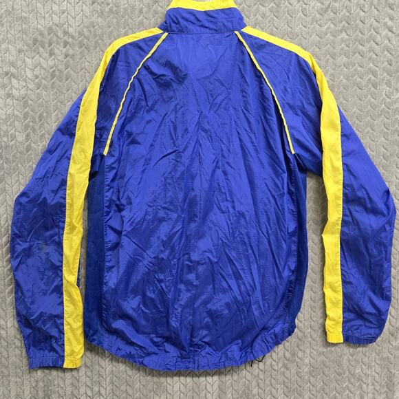 Vintage Greg Lemond Windbreaker Jacket Adult‎ Medium Blue Yellow Outdoor Mens - Picture 9 of 11